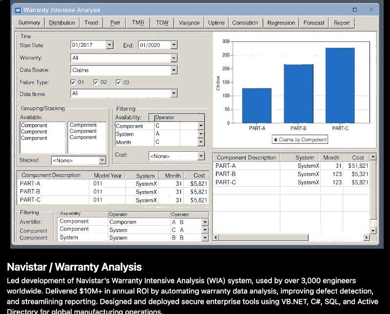 Navistar case study screenshot